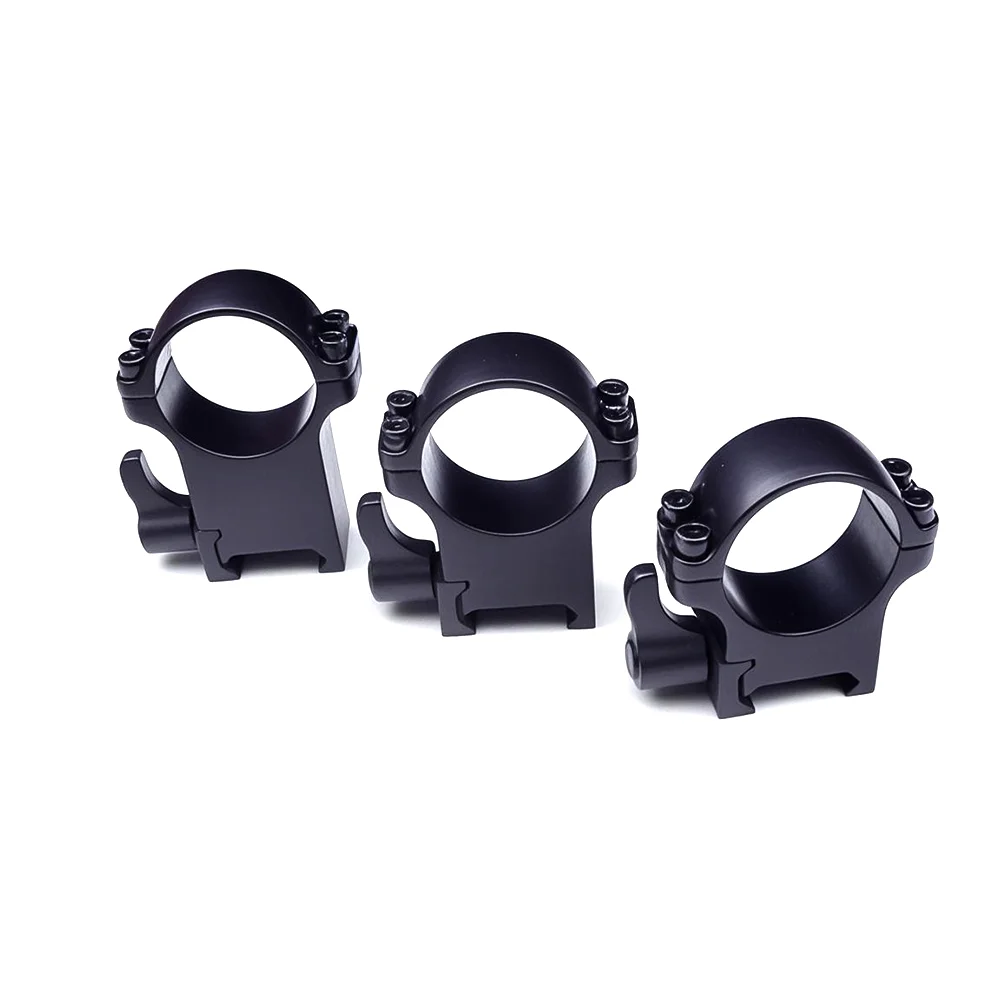 Rifle Scope Mount Ring Rifle Scope Mount Scope Mount Adapter 2Pcs /Set Steel Scope 30mm Rings Quick Release Low Medium High Profile For 21mm Rail Hunting Scopes Ring Mount