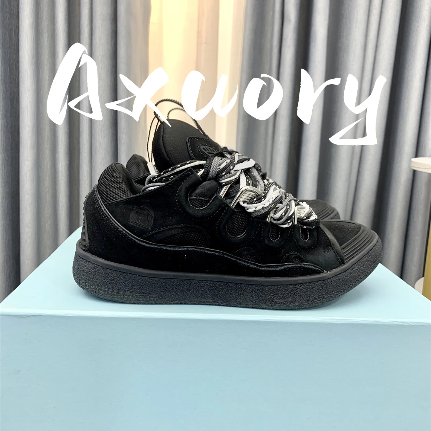 Men's Casual Shoes Women's Casual shoes  Sneakers Winter Style Thick Tongue Design Colored Shoelaces