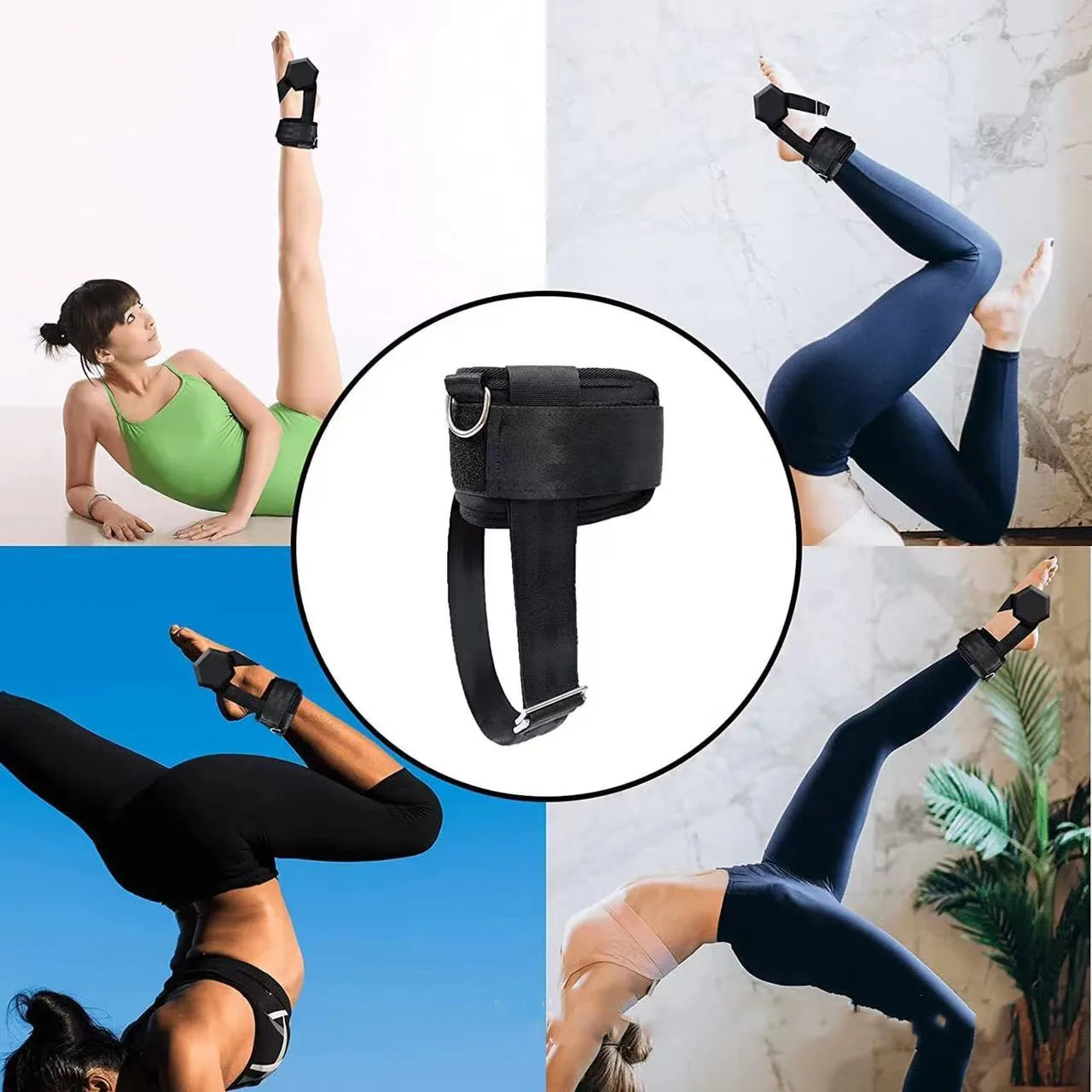 Beastpowergear Padded Ankle Strap Single & Pair For Cable Machine, Kickbacks, Glutes, Abs And Hip Workouts, Leg Extensions Adjustable Strap For Men Women