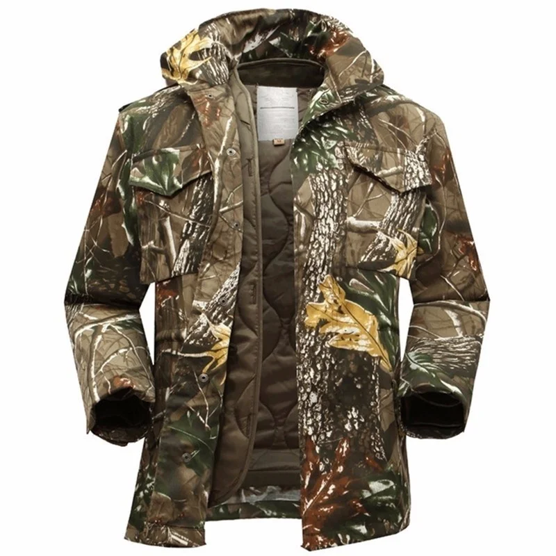 

Winter Outdoor Hunting Trekking Camping M65 Military Tactical Coat Men Windbreake Fans With Inner Big Yards Field Fight Jacket