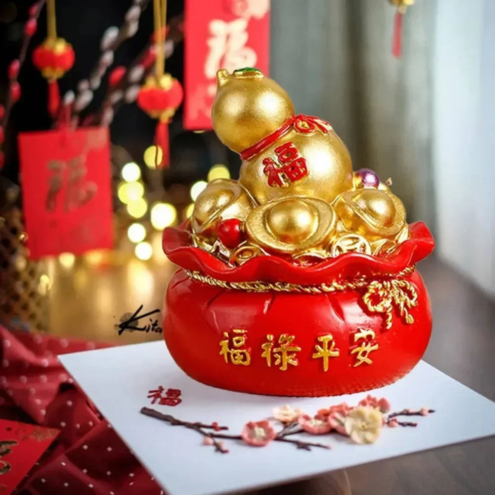 Chinese Citrine Money Tree God Feng Shui Fa Cai Lucky Fortune Miniature New Year Home Decorating Desktop Car Cabinet Ornaments