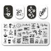 Newest Nail Stamp MouTeen Full Products Mixed Sassy Nail Stamping Plates Manicure Stencil Set For Nail 2