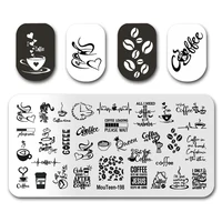 Newest Nail Stamp MouTeen Full Products Mixed Sassy Nail Stamping Plates Manicure Stencil Set For Nail 2