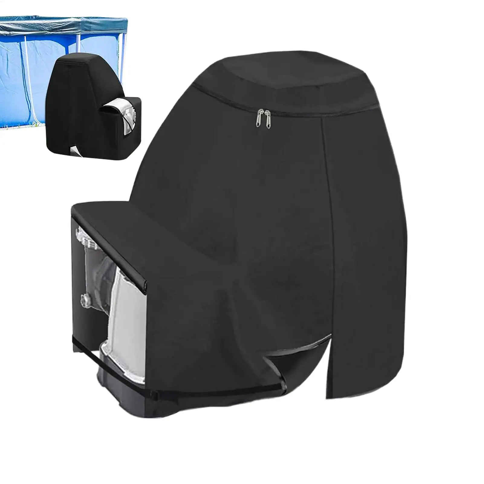 new Tub Spa Pump Cover Waterproof Hot Tub Pump Cover With Zipper All Weather Protection Hot Bathtub Pump Cover For Tub Spa