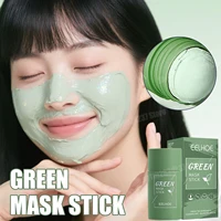 Green Tea Mask Oil Control Deep Cleansing Antioxidant Refreshing Mud Mask Remove Blackheads Shrink Pores Balance Skin Care