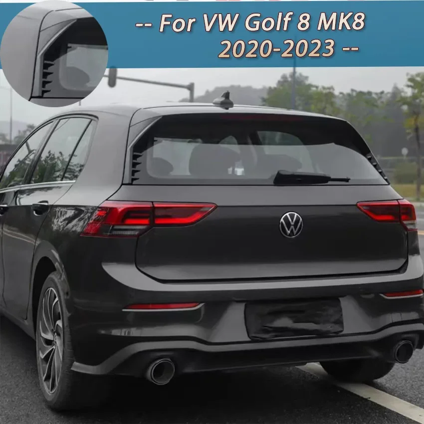 Spoiler Laterale Lunotto Posteriore Body Kit Trim Wing Canards Splitter Per Volkswagen Golf 8 Mk8 Gti Gtd Tsi Td Pro Gti Rline 2020-2023