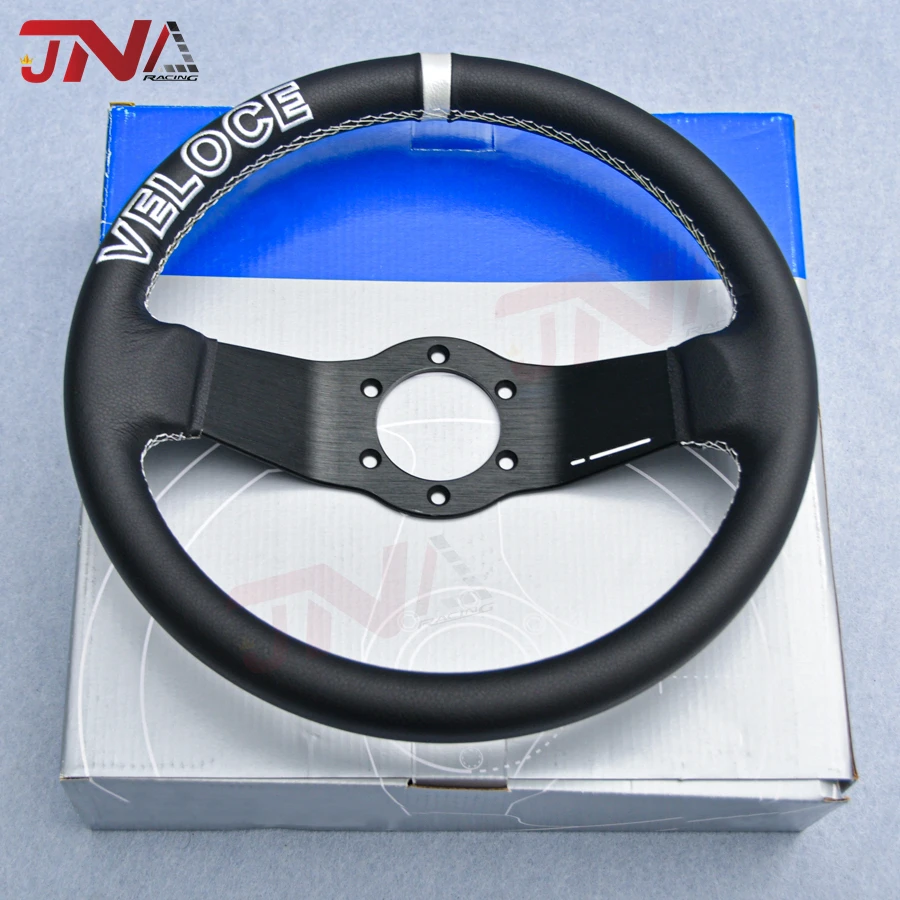 13inch 2 Spoke JDM Steering Wheels VELOCE Embroidery Drift Racing Sports Steering Wheel