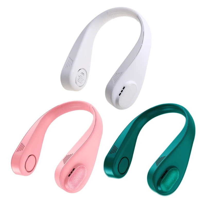 

Mini Air Conditioner Scarf Cooling Portable Neck Fan Bladeless Necklace Fan 360° Dropship
