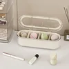 Creative Makeup Storage Box Dustproof and High-end Dressing Table Organizer Box for Home Cotton Make-up Brush 2