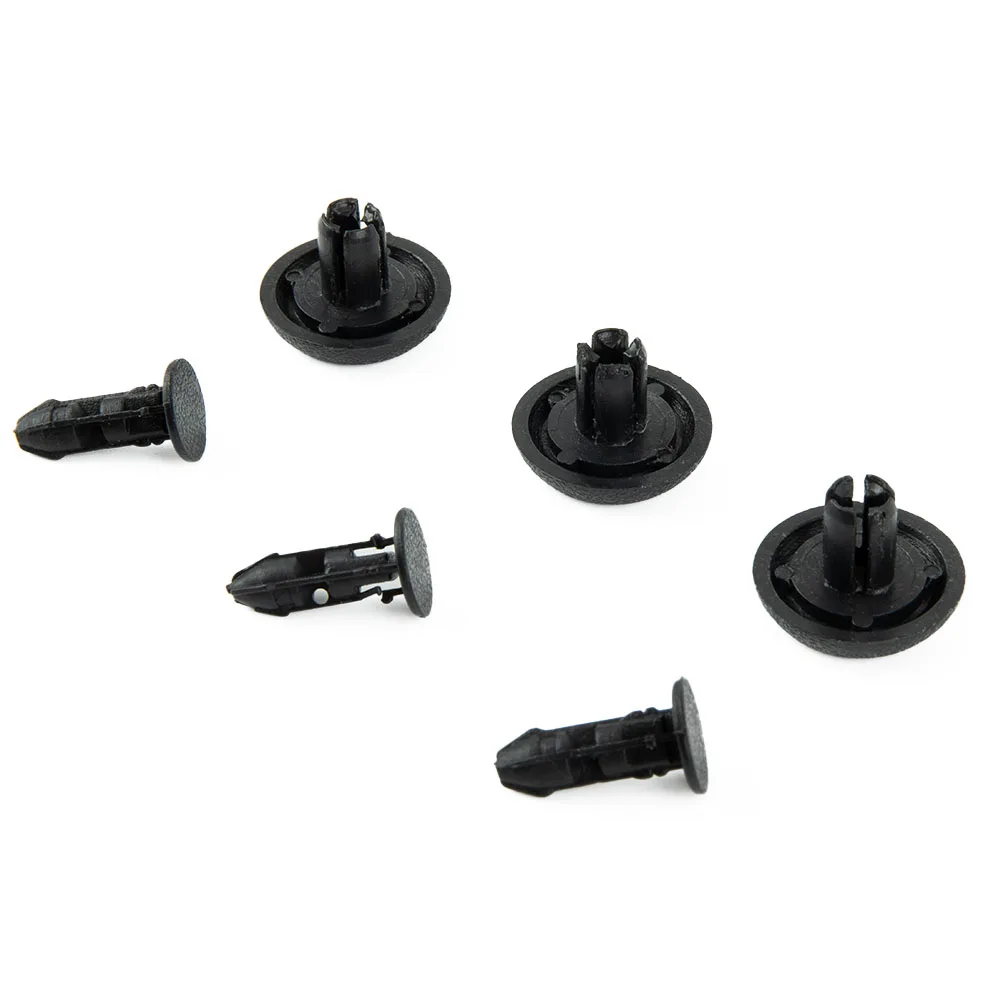 

New Car Accessories Radiator Support Clip For Camry Practical Useful 9046707217 Black Durable Fits Into 7mm Hole