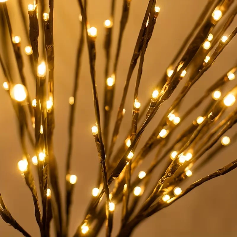 1 PC White Birch Branch Light LED Festive Lights Battery Operated For Christmas Party Wedding Decoration Twig Outdoor Lights