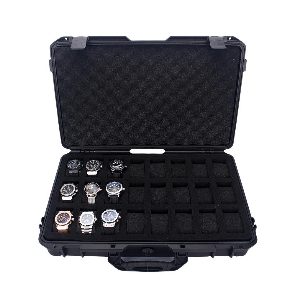 24-Slot Portable Plastic Watch Case – Waterproof and Durable Storage Box for Watches, J... - SKU WSC01119 - UGI Packaging