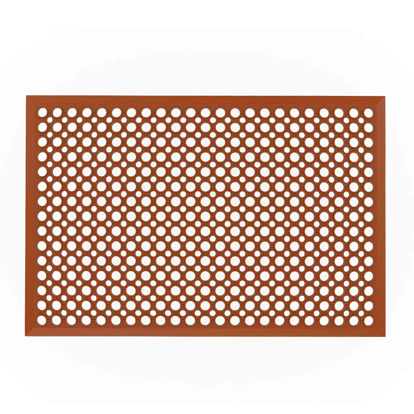 Rubber Red 61*91.4*1.2cm Rubber Floor Mat 4