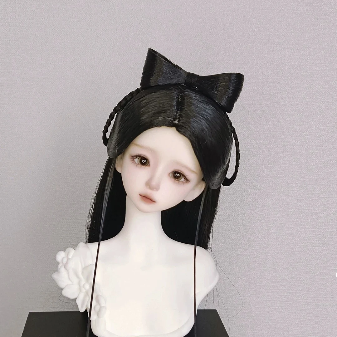 

1/4 1/3 BJD искусственные волосы для кукол, винтажный стиль, длинные волосы, волшебный парик для MSD SD13, девочки SSDF, аксессуары дяди A1756