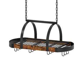 Ceiling Pot Rack Organizer 1
