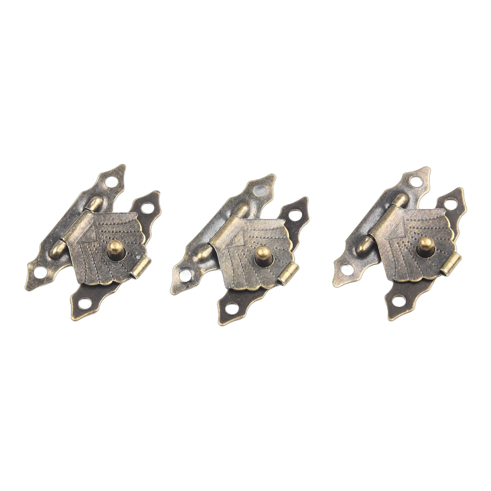 Description Picture 5 of itemPadlock Hasps Latch None Latch Hook Retro Silver 10pcs Antique Bronze For Wood Boxes Hasps Latch None Brand New