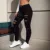 Black Jeans Belt Buckle HOLE Denim 2025 High Waist Ripped Jeans Women Skinny Black Pockets Woman Elastic Jean Female Femme Pants
