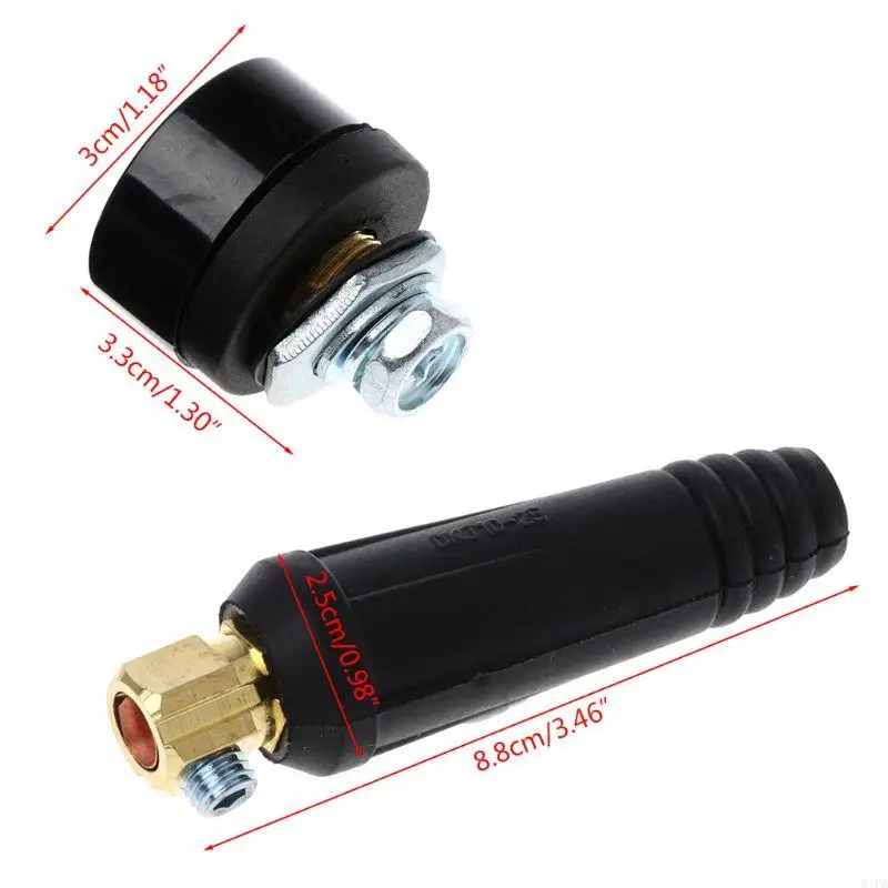 E1PD 200A 10-25mm Rapid Fitting Female Male Connector European Electric Welding Machi