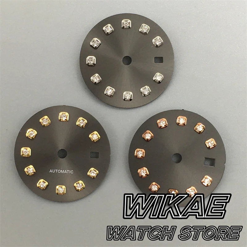 Sunburst White Mother of Pearl Watch Dial - Multi-Color Options for NH05 Movement Replacement Parts