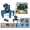 DIY Shooting Game Six-legged Spider Robot 2.4G Radio remote control Double weapon RC Robot Toys For Children Gifts Puzzle Robot 4