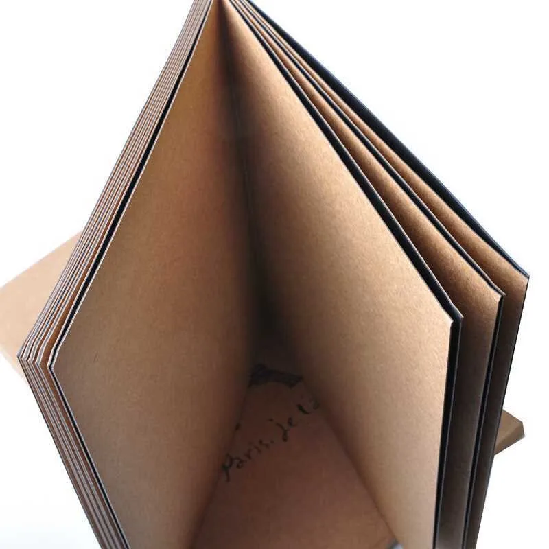 High Quality Romantic Eiffel Tower Photo Album A4 Handmade Vintage DIY Scrapbooking Photo Album Card Stock