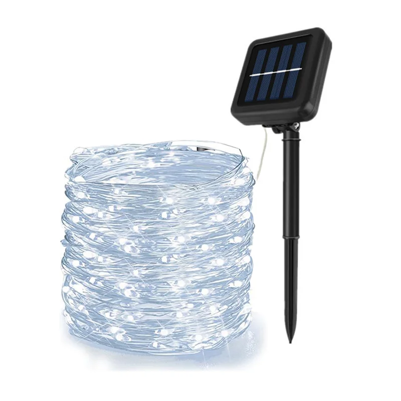 thumbnail image 1 of 42M Solar LED Light Outdoor Festoon Lamp Garden Fairy Light String Led Twinkle Waterproof Lamp Christmas Garland Yard Decoration, 1 of 5