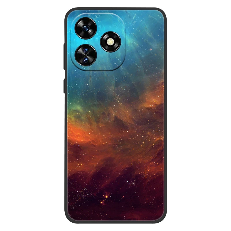 Luxury Silicone Soft Bumper Phone Case - Fashionable Space Design