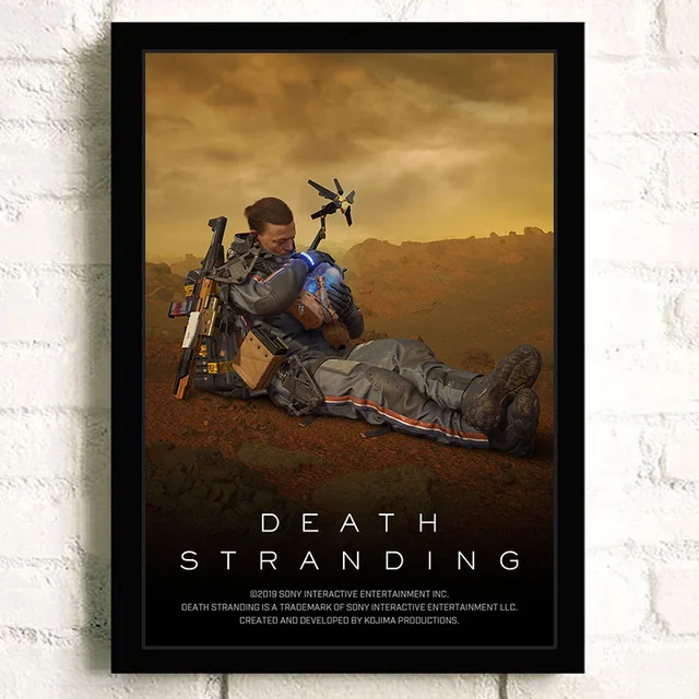 thumbnail image 1 of Death Stranding Game Poster Comics Quality Wall Art Painting Print on Canvas Bar Cafe Room Poster Pictures Cuadros Home Decor, 1 of 5