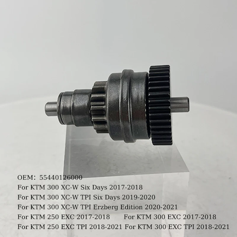 

55440126000 Motorcycle Starter Bendix Idler Gear For KTM Husqvarna 250 300 EXC CKD XC XC-W TPI Motos Modified Parts Accessories