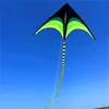 1.6m Large Delta Prairie Kite Flying Toys For Children Easy to Fly Kite Handle Line Outdoor Sports Plaid Professional Wind Kites 1