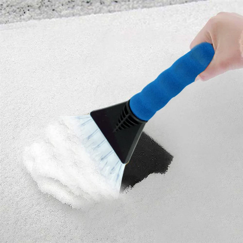 1pcs Car Ice Scraper Windshield Ice Breaker Quick Clean Glass Brush Snow Remover TPU Tool Auto Window Winter Snow Brush Shovel