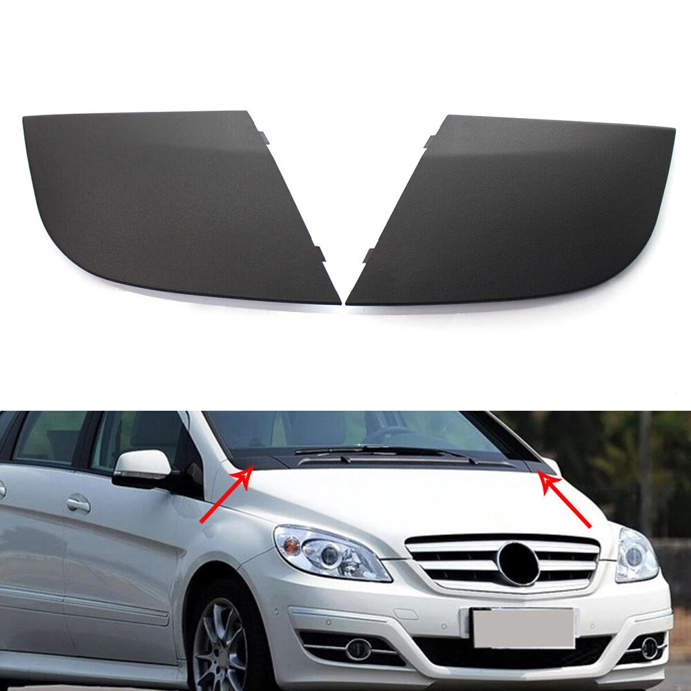 For Benz B CLASS W245 A Pair Of FRONT WINDSHIELD WATER DRAIN COVER A1698300275 A1698300375 Car Exterior Engine Hood Cover Cap