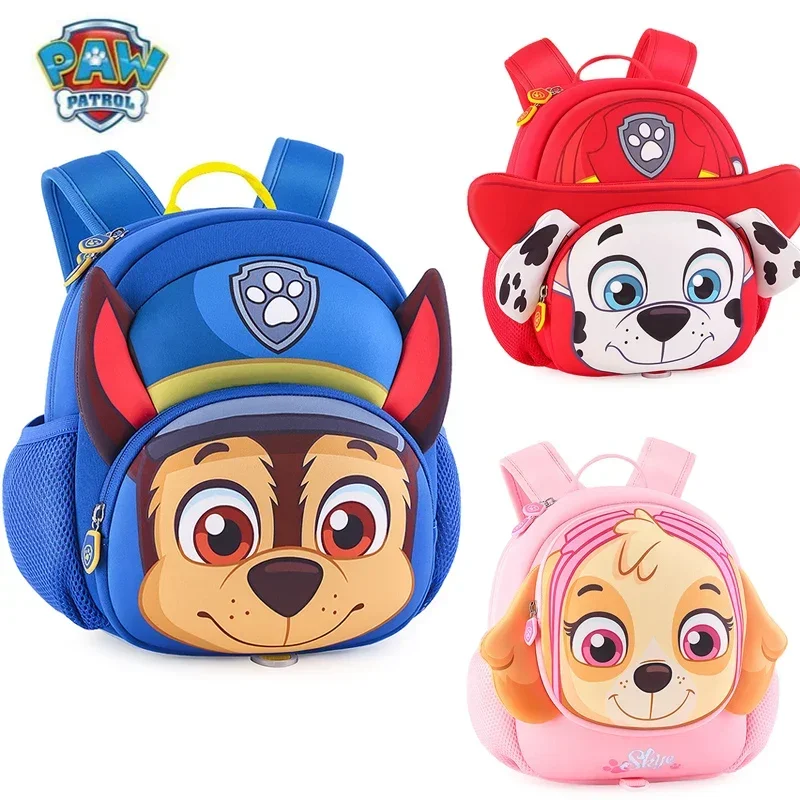 Paw Patrol Original Kids Backpack Anime Figure Chase Marshall Skye Dog Plush Bag Per Bambini Ragazze Ragazzi Ragazze Regalo Di Compleanno