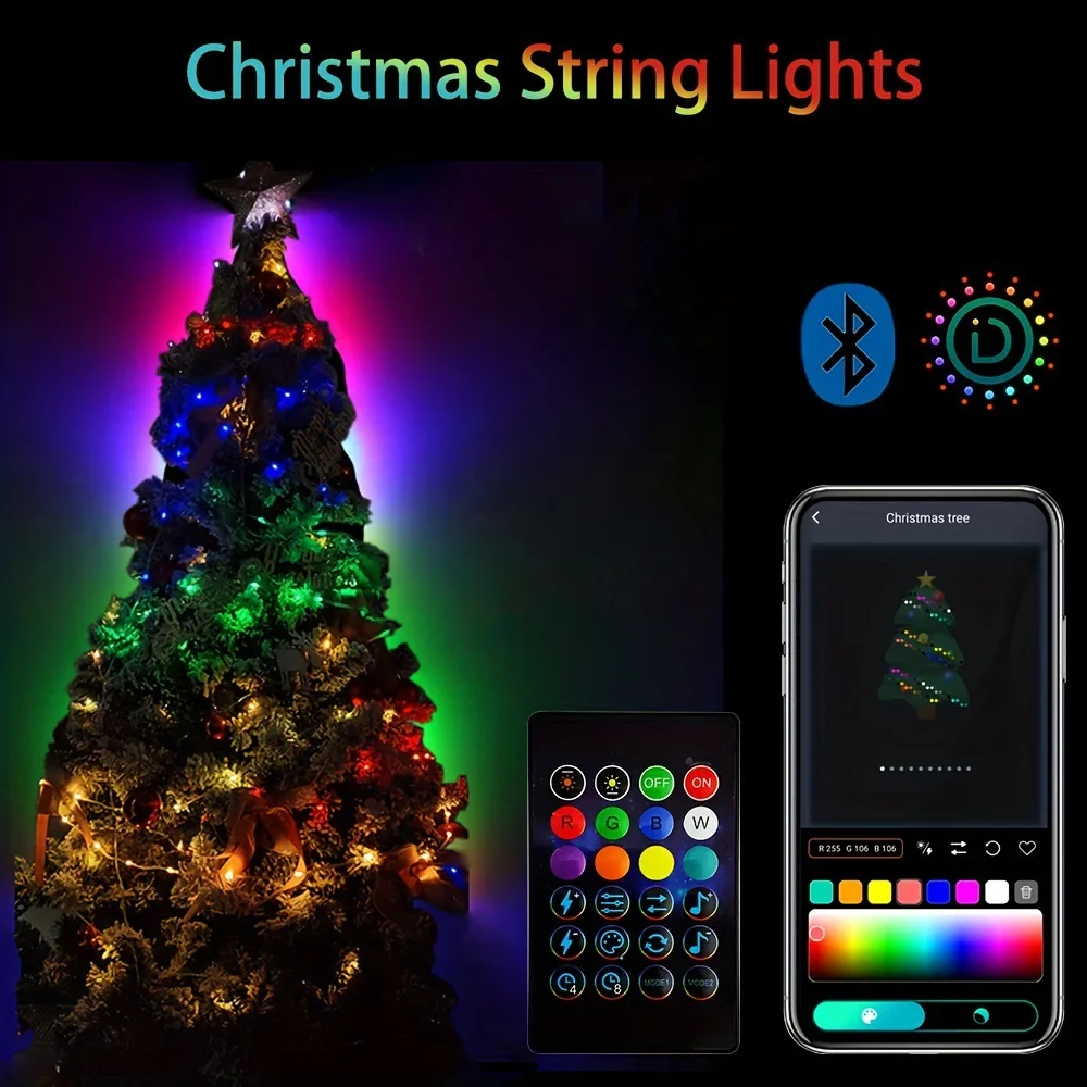 

USB фонарик, 10 м, идеальное приложение, фонарик, контроллер «сделай сам», Рождественская елка, гирлянда, RGB, адресуемые волшебные огни, 5 в постоянного тока