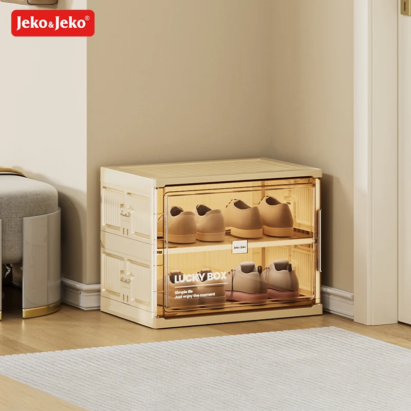 Jeko&Jeko Durable Adjustable Space Saving Cabinet Closet Stand Shoes Storage Shoebox Organizer