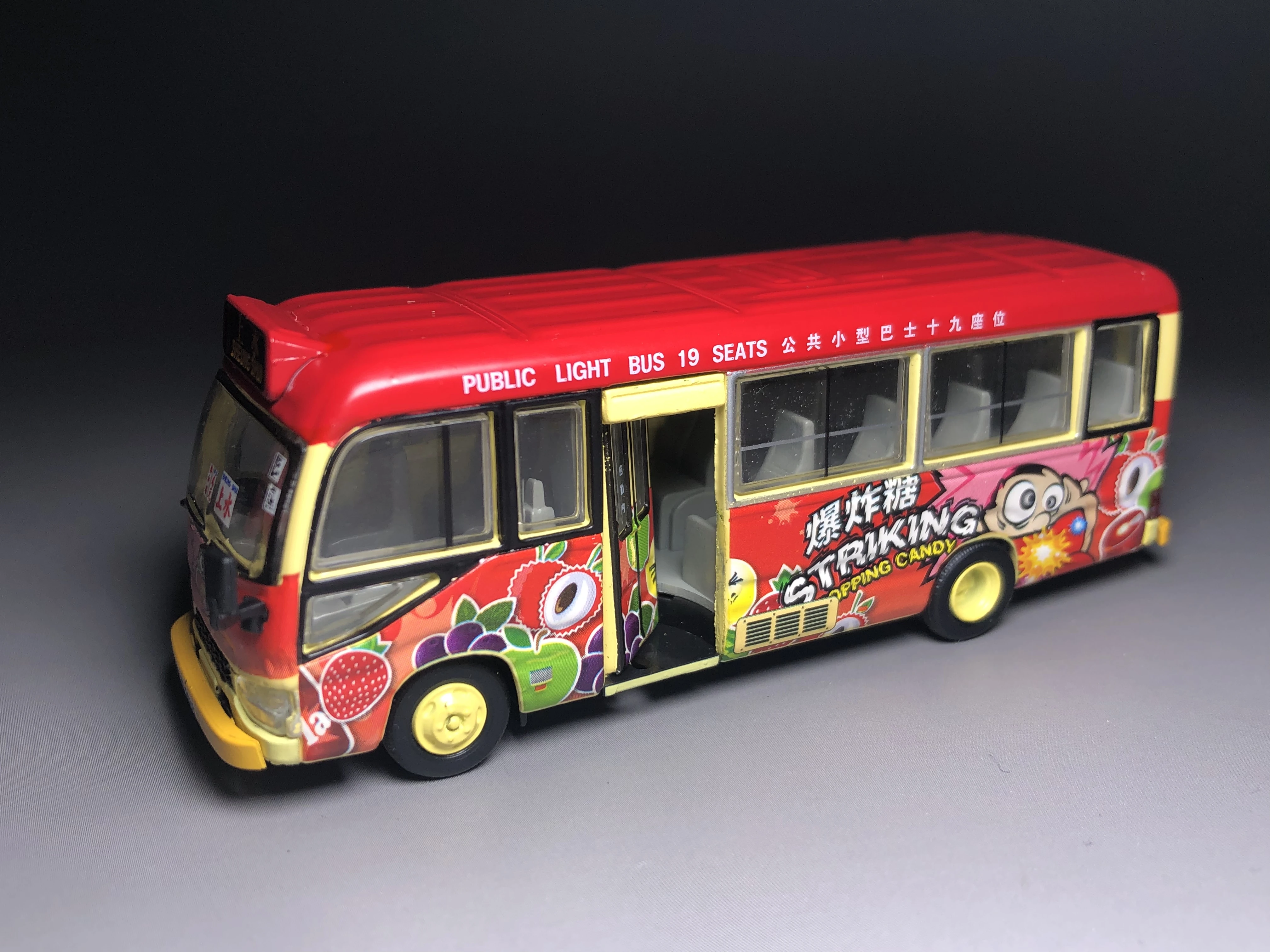 Tiny 1/76 Coaster Striking Popping Candy Bus DieCast Model Car Collection Limited Edition Hobby Toys