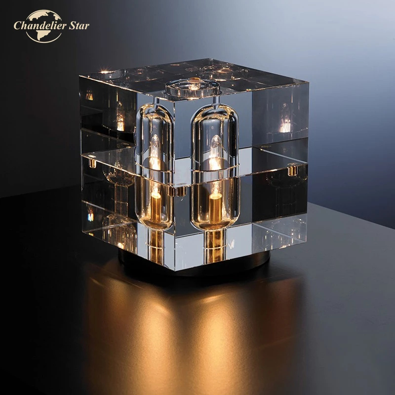 

Modern LED Wall Lamps Luxury Square Rectangular Crystal Metal Wall Sconce Bedroom Living Room Study Indoor Lighting Fixture