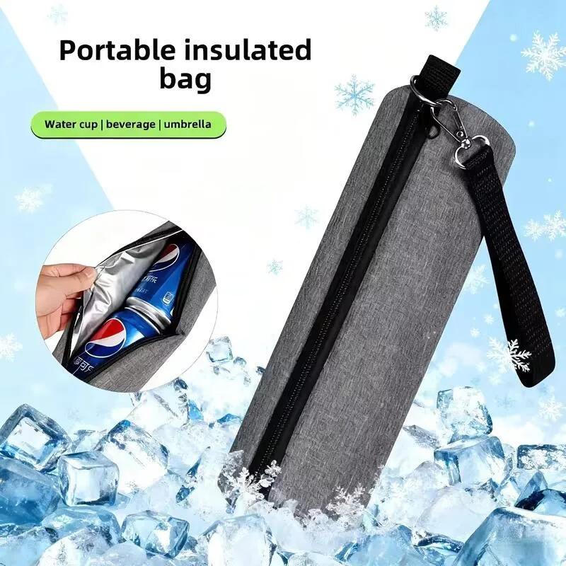 절연 물병 파우치, 걸이식 단열 파우치, 우유 보온기 여행 캠핑용 손잡이가 있는..