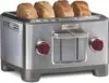 4-Slice Extra-Wide Slot Toaster with Shade Selector, Bagel and Defrost Settings, Red Knob, Stainless Steel (WGTR154S) 1