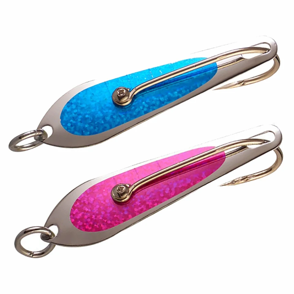 8Cm 13G Drone Da Pesca In Mare Big Spoon Lure Cucchiaio In Acciaio Inossidabile Fishbait Ganci Sostituibili Traina Swimbaits Attrezzatura Da Pesca In 
