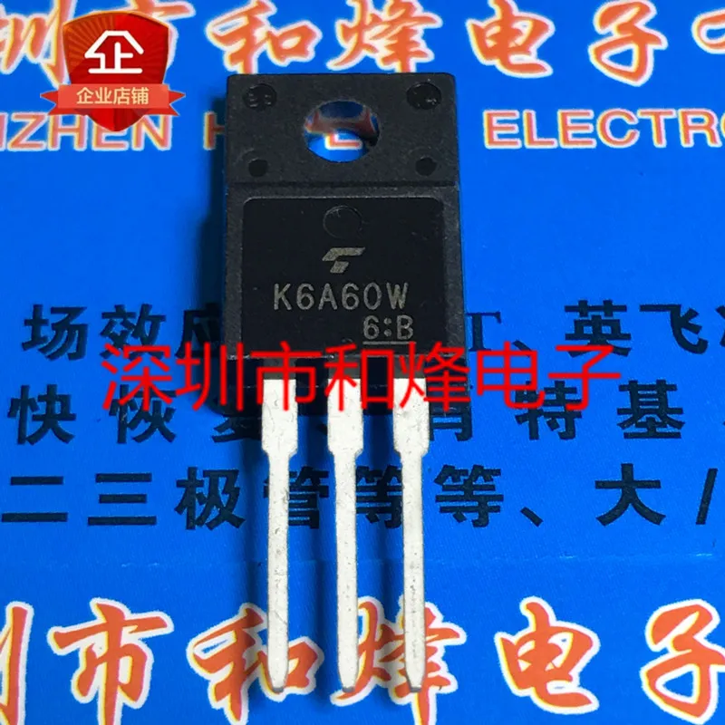 

5 шт.-10 шт. K6A60W TK6A60W TO-220F 600 в А, новый и оригинальный в наличии