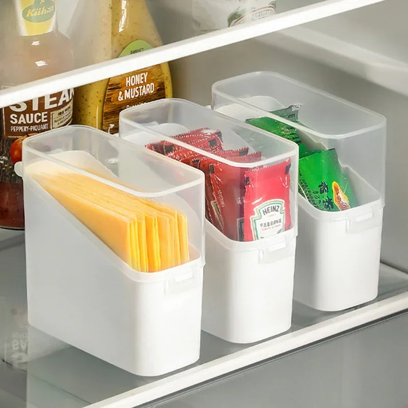 Cheese Keeper Case Airtight Food Storage Container Lid Large Capacity Slice Cheese Holder Frige Odor Transparent Organizer