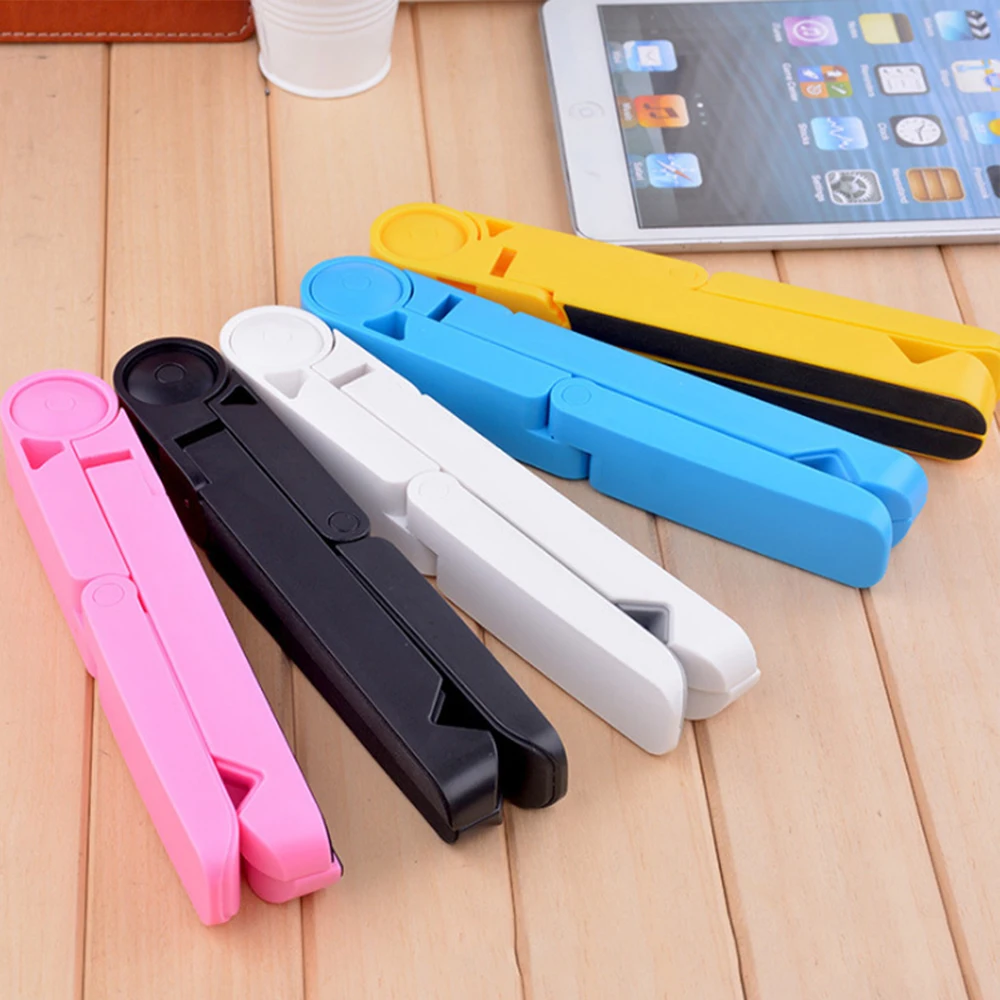 Universal Tablet Phone Foldable Triangular Smart Phone Stand Easy To Carry Mobile Phone Fixed Tablet Stand For Samsung iPhone 16