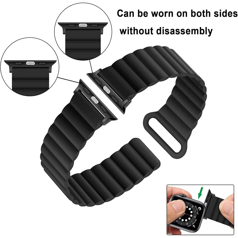 Magnetic Silicone Sport Bracelet