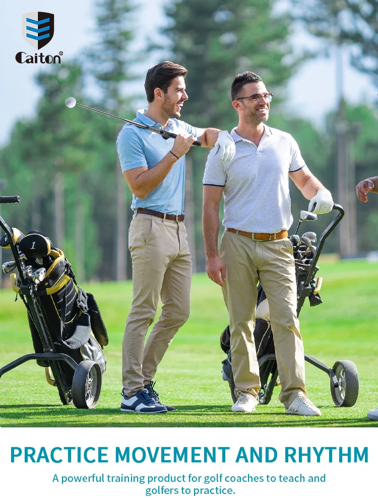 Description Picture 3 of itemRetractable Golf Swing Training Aid, Golf Grip Trainer & Golf Swing Trainer for Warm-up, Right-Handed Club for Indoor Practice.