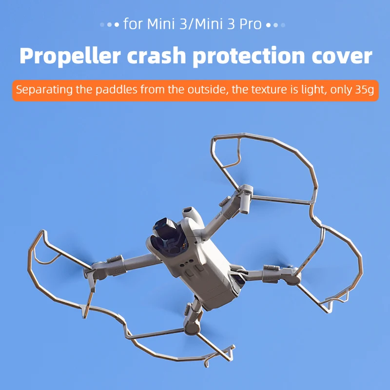 Drone Propeller, Mini 3/Mini 3 Pro Propeller crash protection cover . only 35g; texture