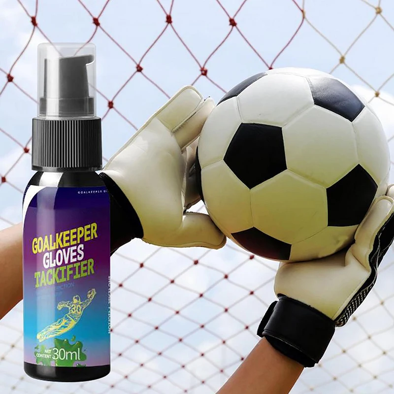 Football Grip Spray 30ml Goalkeeper Glove Baseball Replacement Glove Glue For Goalkeeping Gloves Non-slip Enhanced Sticky
