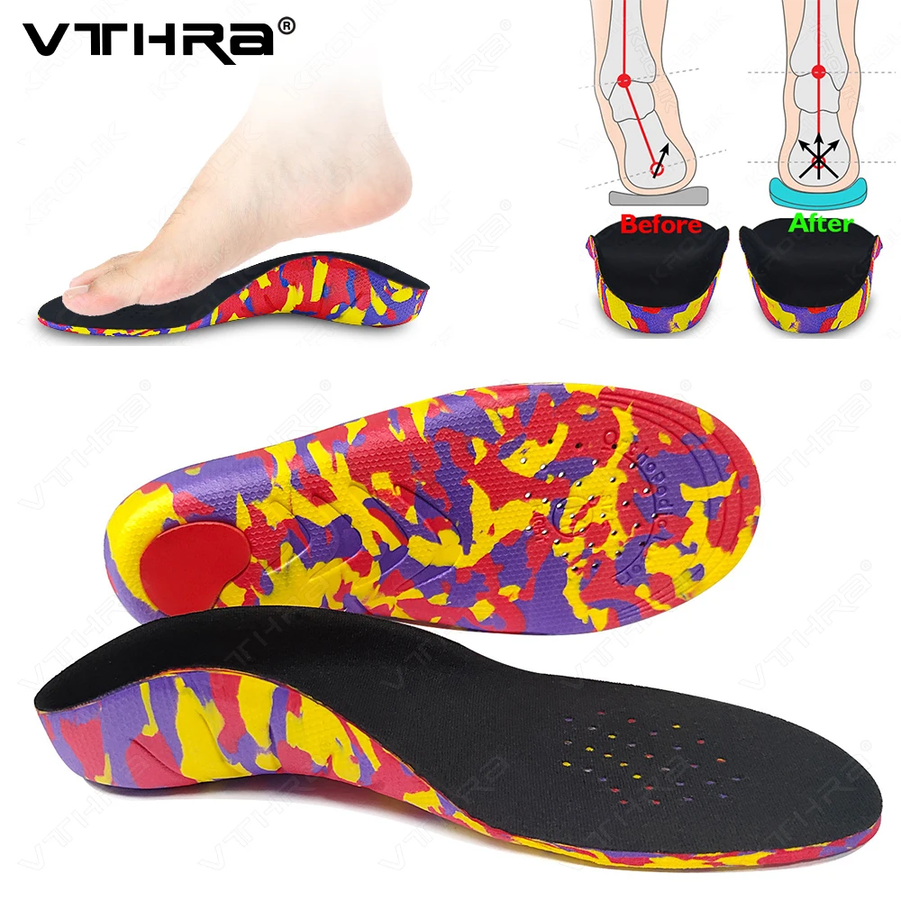 Orthopedic Insoles Kid  Orthotics Flat Foot Health Sole Pad for Shoes Insert Children Arch Support Insoles for Plantar Fasciitis