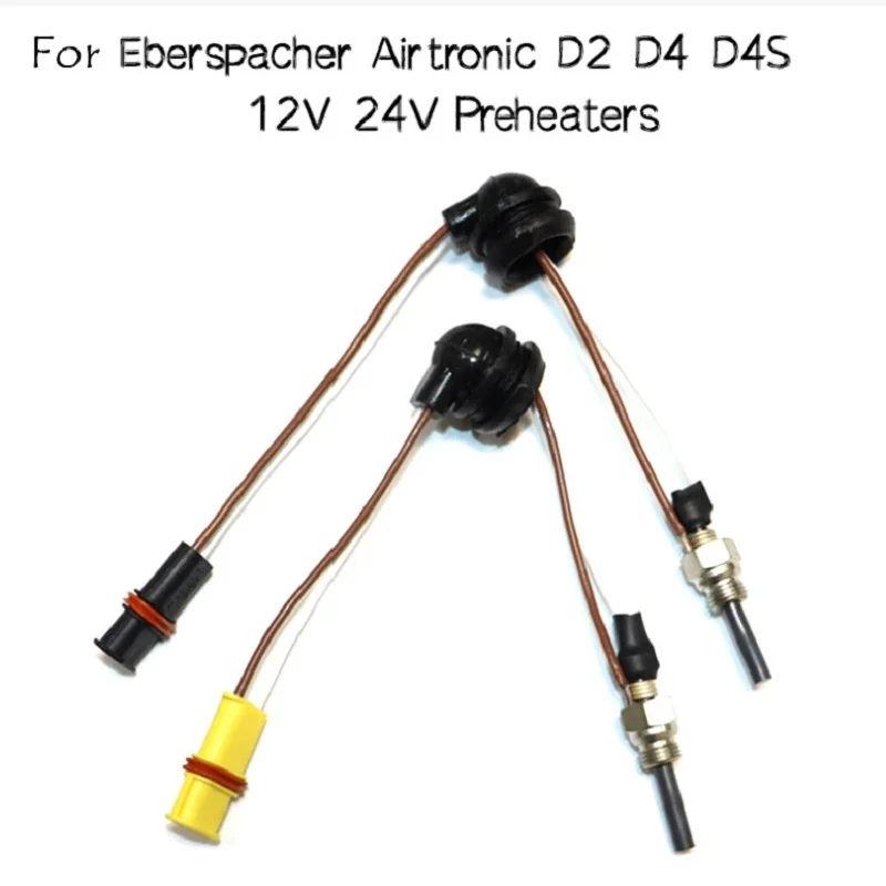 12/24V Car Truck Boat Air Diesel Parking Heater Ceramic Pin Glow Plug u0026  Wrench Set For Eberspacher D2 D4 D4S Heaters