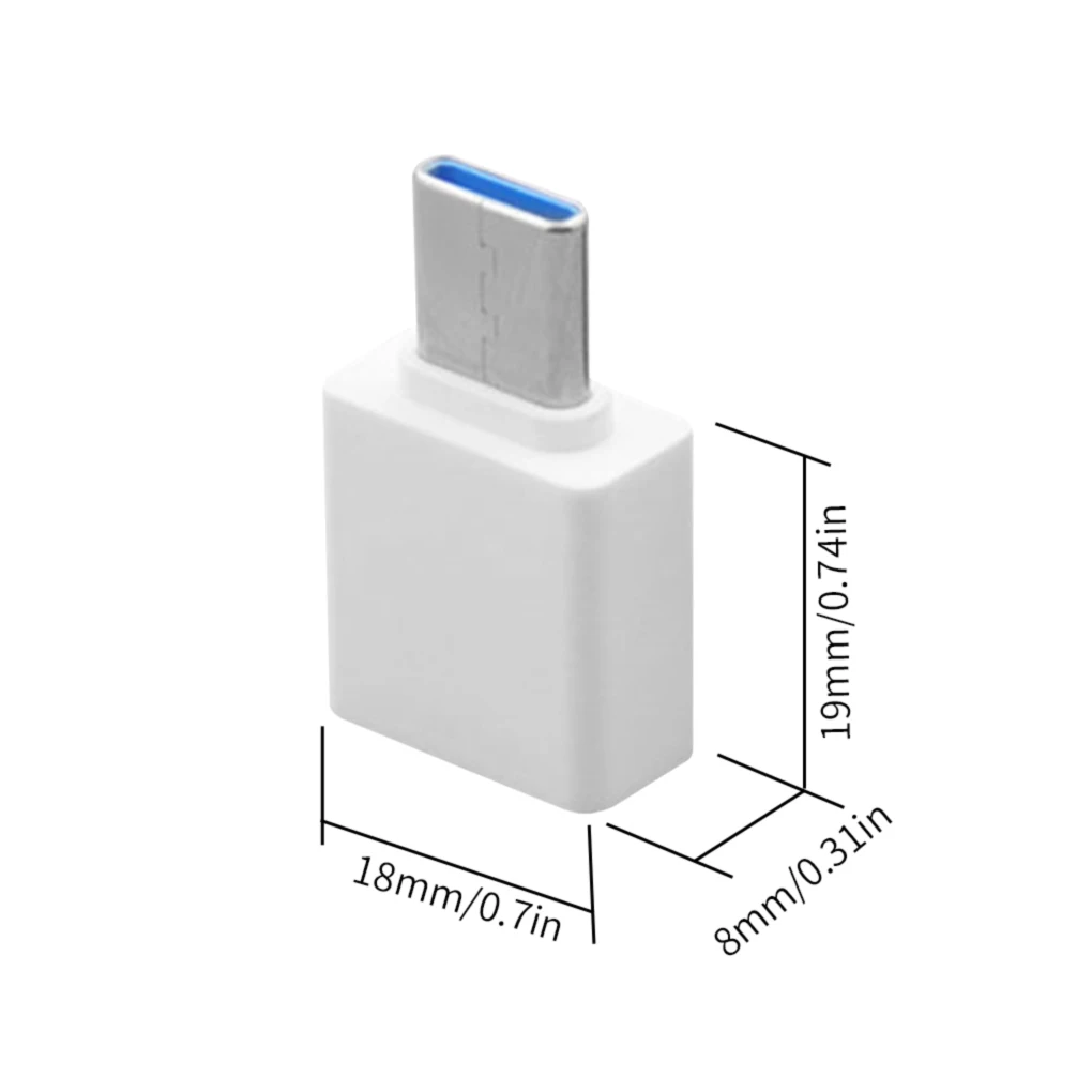 

Type-c to USB Adapter Mobile Phone Mini Type-c Converter Fast Data Transmission OTG Adapter 50pcs
